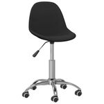 Casa si Gradina - Mobilier - Scaune si fotolii - Scaune - Scaun de bucatarie pivotant, negru, material textil - Infinity.ro