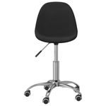 Casa si Gradina - Mobilier - Scaune si fotolii - Scaune - Scaun de bucatarie pivotant, negru, material textil - Infinity.ro