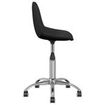 Casa si Gradina - Mobilier - Scaune si fotolii - Scaune - Scaun de bucatarie pivotant, negru, material textil - Infinity.ro
