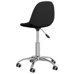 Casa si Gradina - Mobilier - Scaune si fotolii - Scaune - Scaun de bucatarie pivotant, negru, material textil - Infinity.ro