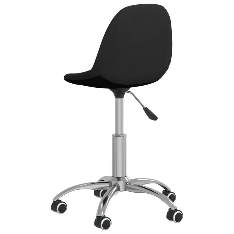Casa si Gradina - Mobilier - Scaune si fotolii - Scaune - Scaun de bucatarie pivotant, negru, material textil - Infinity.ro