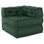 Casa si Gradina - Gradina si terasa - Mobilier exterior - Canapele si fotolii gradina - Canapea modulara Manual 2 pcs verde 70 x 70 x 56 cm tesatura - Infinity.ro
