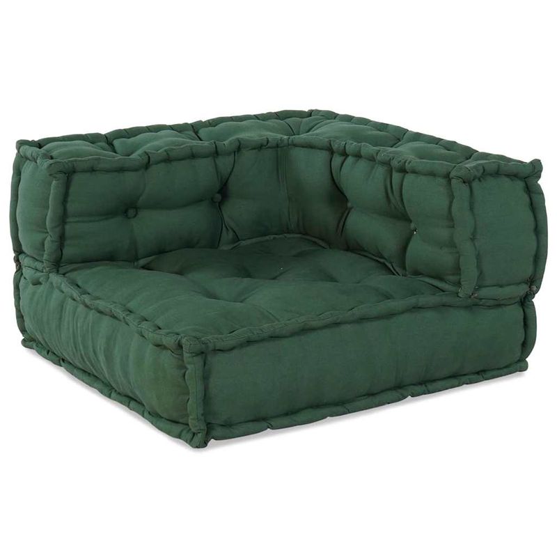 Casa si Gradina - Gradina si terasa - Mobilier exterior - Canapele si fotolii gradina - Canapea modulara Manual 2 pcs verde 70 x 70 x 56 cm tesatura - Infinity.ro