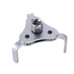 Auto si Moto - Reparatii si depanare - Scule auto - Scule si truse auto - Cheie universala pentru filtru de ulei Techstar, reglabila cu 3 brate (3-Jaw), 2 cai, Metalic - Infinity.ro