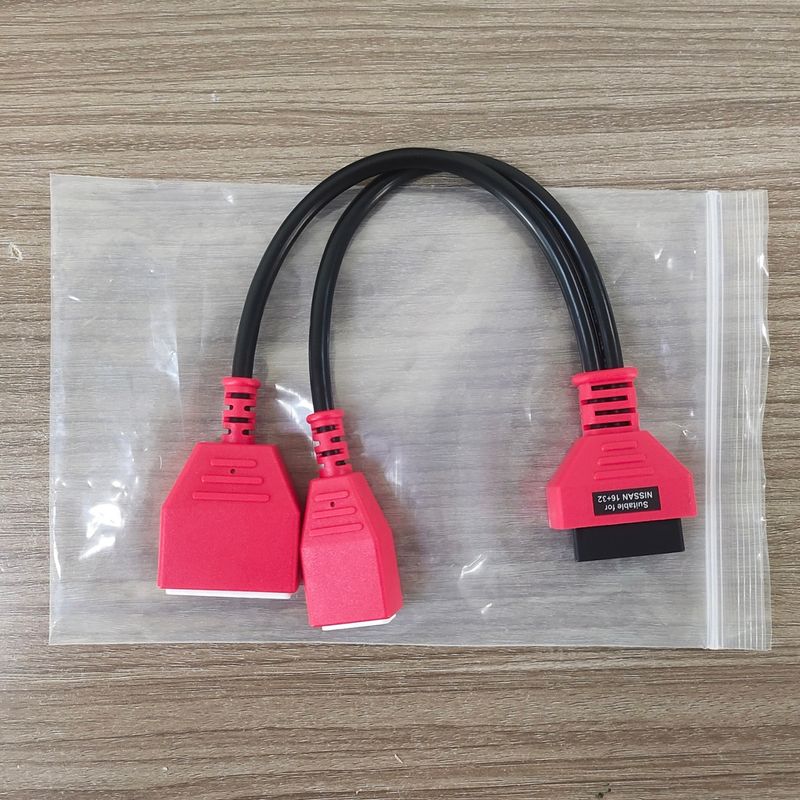 Auto si Moto - Reparatii si depanare - Sisteme de diagnoza - Cablu adaptor OBD2 Techstar pentru Nissan 16 + 32 pini - Infinity.ro