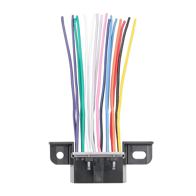 Auto si Moto - Reparatii si depanare - Sisteme de diagnoza - Conector OBD2 femela 16 pini cu fire, Techstar, pigtail 10 cm, J1962 Type A 12V – pentru relocare/inlocuire port - Infinity.ro