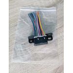 Auto si Moto - Reparatii si depanare - Sisteme de diagnoza - Conector OBD2 femela 16 pini cu fire, Techstar, pigtail 10 cm, J1962 Type A 12V – pentru relocare/inlocuire port - Infinity.ro