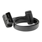 Auto si Moto - Reparatii si depanare - Sisteme de diagnoza - Cablu prelungitor OBD2 Techstar 16 pini Mama-Tata, 60 cm, panglica plata, J1962 Tip A 12V, cu trecere directa 1:1 - Infinity.ro