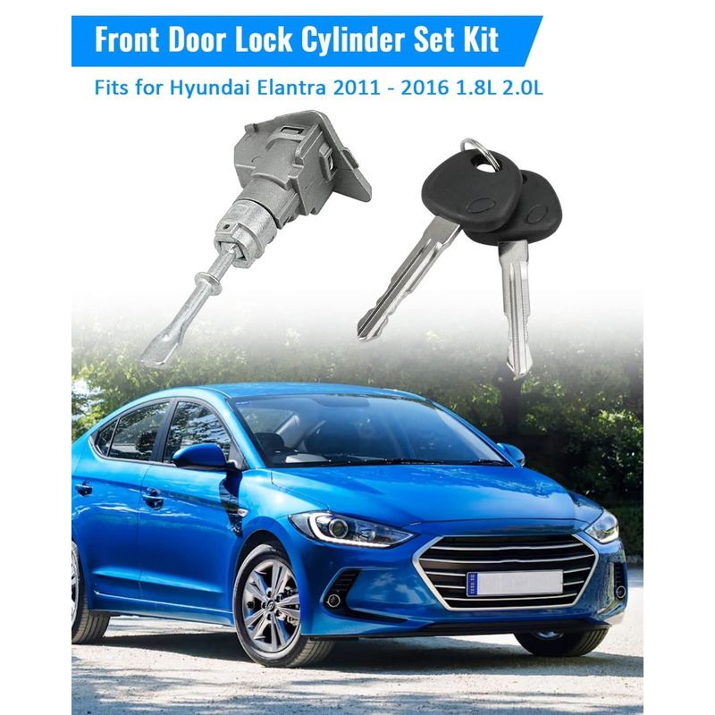 Auto si Moto - Piese auto si accesorii - Caroserie - Usi auto si accesorii - Cilindru Incuietoare Usa Stanga Fata cu 2 Chei pentru Hyundai Elantra (2011–2016) | OE 81970-3XA00 - Infinity.ro