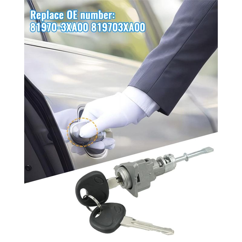 Auto si Moto - Piese auto si accesorii - Caroserie - Usi auto si accesorii - Cilindru Incuietoare Usa Stanga Fata cu 2 Chei pentru Hyundai Elantra (2011–2016) | OE 81970-3XA00 - Infinity.ro