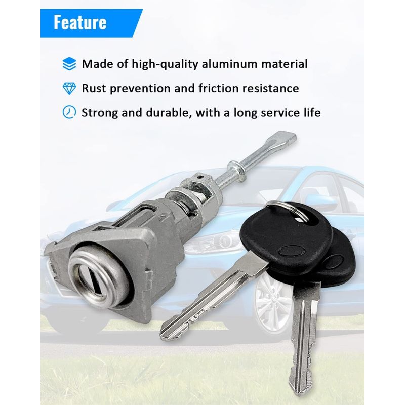 Auto si Moto - Piese auto si accesorii - Caroserie - Usi auto si accesorii - Cilindru Incuietoare Usa Stanga Fata cu 2 Chei pentru Hyundai Elantra (2011–2016) | OE 81970-3XA00 - Infinity.ro