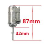 Auto si Moto - Piese auto si accesorii - Caroserie - Usi auto si accesorii - Butuc yala cilindru usa stanga fata cu cheie Techstar, compatibil Audi A6 C5 (1997–2005), cod OE 4B0837217 / 4B0837217A - Infinity.ro