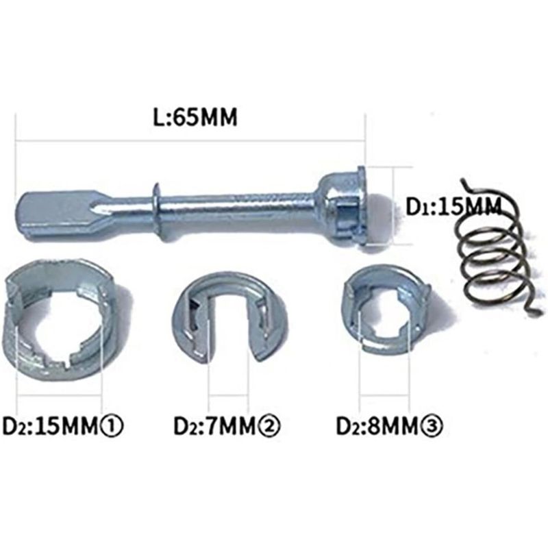 Auto si Moto - Reparatii si depanare - Scule auto - Scule si truse auto - Kit reparatie butuc yala cilindru usa Techstar, compatibil Seat Ibiza, Cordoba, VW Polo, Caddy, Inca, cod 6K4837223A - Infinity.ro