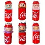 Jucarii, Copii si Bebe - Jucarii si jocuri - Jucarii de plus - Figurina de plus LABUBU Secret Edition Coca-Cola – 16 cm, cap rotativ, jucarie pentru copii 3+ ani, ABYZ - Infinity.ro