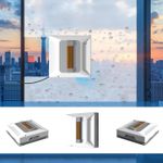 Electronice si Electrocasnice - Ingrijirea locuintei - Aspiratoare - Robot curatare geamuri, Aspirare 3000PA si spalare umeda, sistem AI, aplicatie si telecomanda, 4 moduri curatare, Alb - Infinity.ro