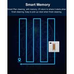 Electronice si Electrocasnice - Ingrijirea locuintei - Aspiratoare - Robot curatare geamuri, Aspirare 3000PA si spalare umeda, sistem AI, aplicatie si telecomanda, 4 moduri curatare, Alb - Infinity.ro