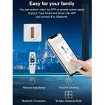 Electronice si Electrocasnice - Ingrijirea locuintei - Aspiratoare - Robot curatare geamuri, Aspirare 3000PA si spalare umeda, sistem AI, aplicatie si telecomanda, 4 moduri curatare, Alb - Infinity.ro