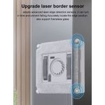 Electronice si Electrocasnice - Ingrijirea locuintei - Aspiratoare - Robot curatare geamuri, Aspirare 3000PA si spalare umeda, sistem AI, aplicatie si telecomanda, 4 moduri curatare, Alb - Infinity.ro