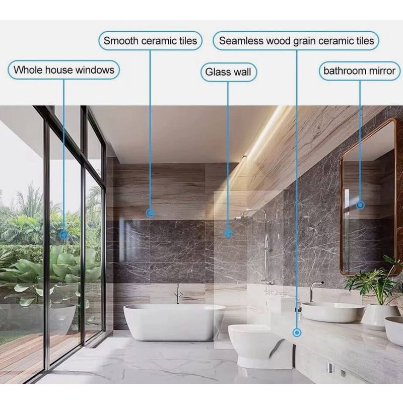 Electronice si Electrocasnice - Ingrijirea locuintei - Aspiratoare - Robot curatare geamuri, Aspirare 3000PA si spalare umeda, sistem AI, aplicatie si telecomanda, 4 moduri curatare, Alb - Infinity.ro