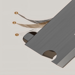 Casa si Gradina - Sanitare - Cazi si cabine de dus - Coloane si seturi de dus - Coloana de Dus cu suport, 4 Moduri utilizare, Rotatie 360°, Dus Vertical, Robinet ascuns, butoane piano, Aluminiu, Gri - Infinity.ro