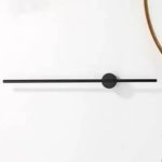 Casa si Gradina - Sanitare - Suporturi si accesorii baie - Suporturi baie - Suport prosop de perete, design modern minimalist, bara rezistenta 50 cm din otel, ideal pentru baie eleganta, negru - Infinity.ro