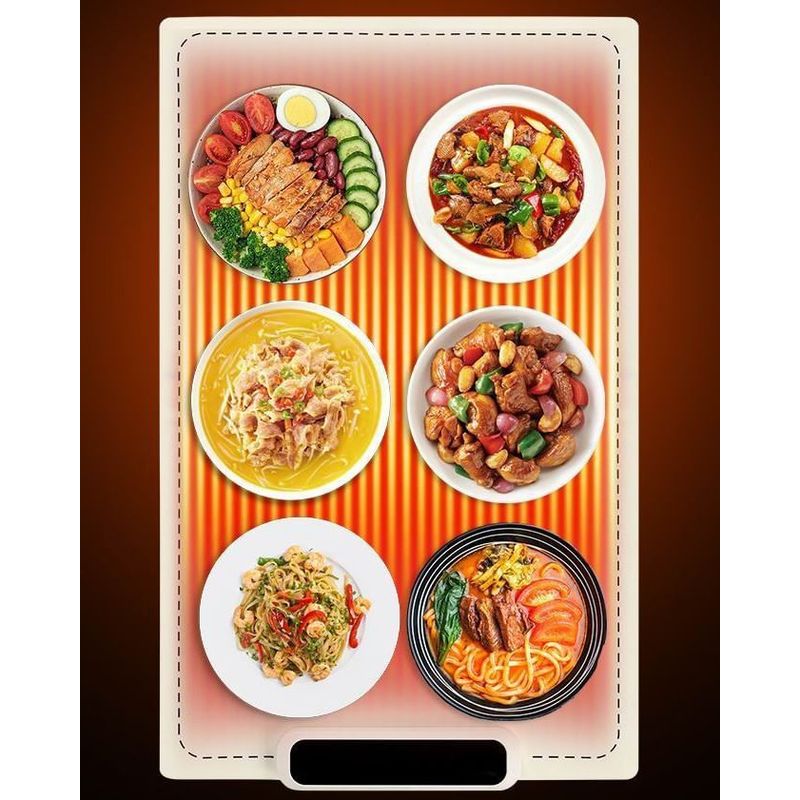 Casa si Gradina - Bucatarie si vesela - Vesela si tacamuri - Platouri de bucatarie - Tava Electrica de incalzire a preparatelor, 6 trepte de temp., temporizator, intre 40 si 100 grade, 608x378 mm, silicon - Infinity.ro