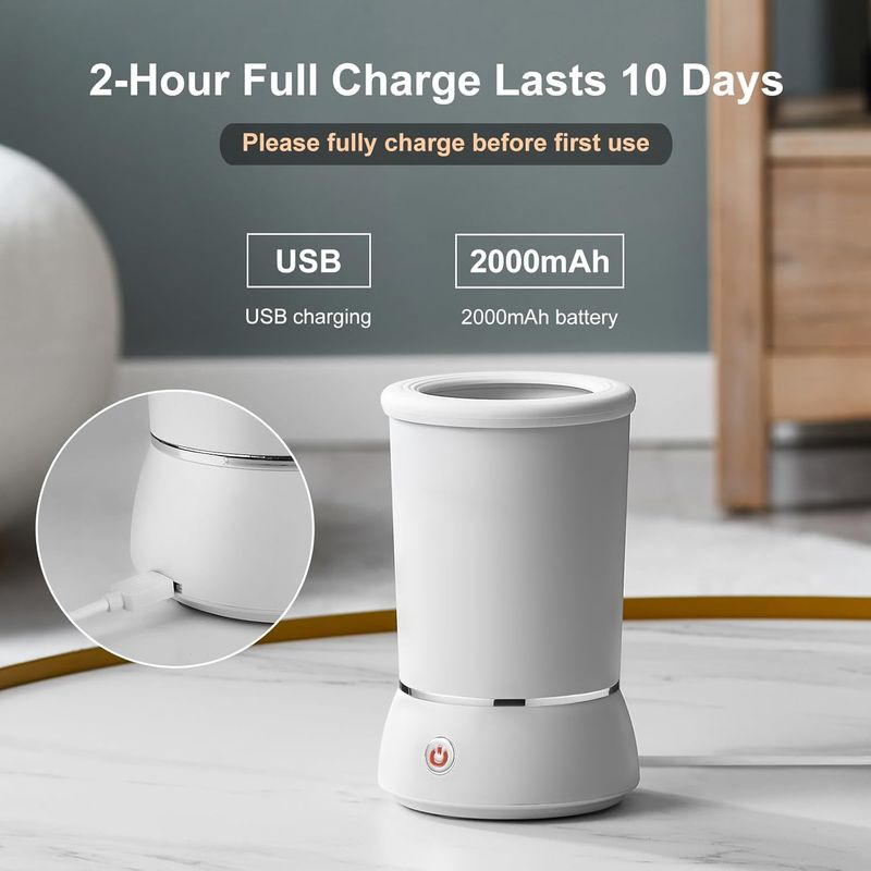 Petshop - Ingrijire si Igiena - Aparate de ingrijire - Alte aparate ingrijire animale - Dispozitiv automat de curatare si dezinfectare a labutelor de animale, curatare cu 157 peri silicon, 2 viteze, alb - Infinity.ro