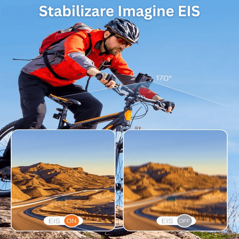 TV, Audio-Video si Foto - Camere video - Camere video compacte - Camera Video Sport WiFi Cu Telecomanda, 4K/30FPS, 20MP, LCD 2.0", Waterproof 40M, Card 32GB, 2 Baterii, Accesorii - Infinity.ro