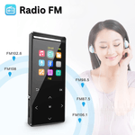 TV, Audio-Video si Foto - Portabile audio - Media Playere - Player MP3 Cu Touchscreen, Ecran 1.8 Inch, Bluetooth 5.0, 64GB, FM, HiFi, USB-C, Casti, Husa, Card 128GB - Infinity.ro