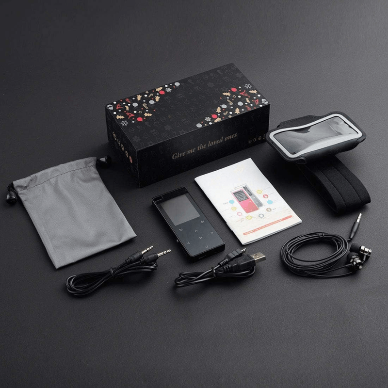 TV, Audio-Video si Foto - Portabile audio - Media Playere - Player MP3 Cu Touchscreen, Ecran 1.8 Inch, Bluetooth 5.0, 64GB, FM, HiFi, USB-C, Casti, Husa, Card 128GB - Infinity.ro