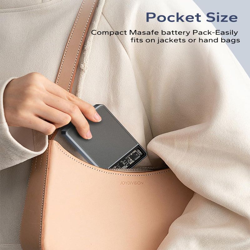 Laptop, Telefoane si Tablete - Telefoane mobile si accesorii - Accesorii Telefoane - Baterii externe - Baterie Externa 3 in 1 10000mAh, Magsafe, 20W Fast Charge, Wireless 15W, LED, Compatibil iOS/Android,Power Bank Portabil - Infinity.ro