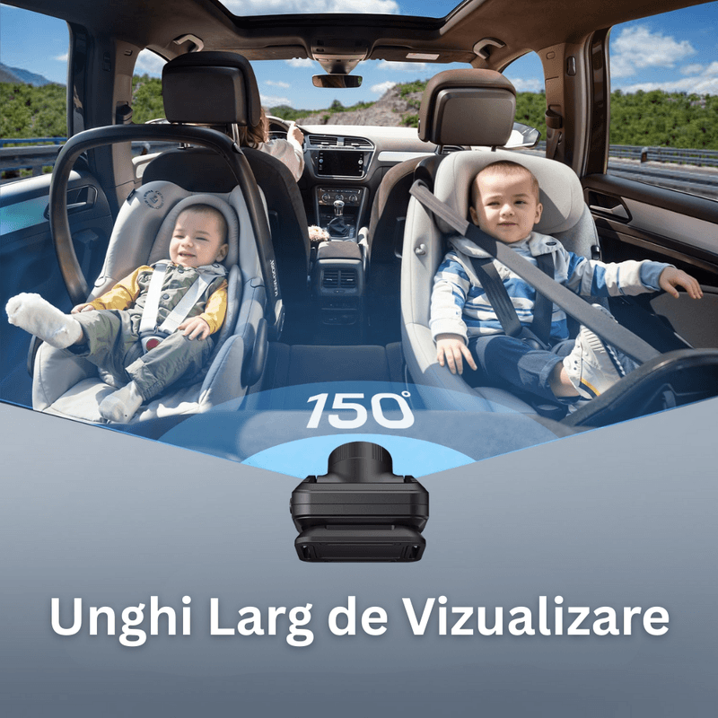 Casa si Gradina - Mobilier - Mobilier copii - Monitoare video copii - Monitor Video Auto Bebelusi, Ecran 5", Camera 1080P, Unghi 150°, Vedere Nocturna IR, Protectie Ochi, Fotografiere - Infinity.ro