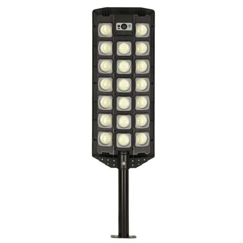 Casa si Gradina - Corpuri si surse de iluminat - Iluminat exterior - Lampi solare - Lampa Solara Stradala 520 LED COB, 20000 Lumeni, cu Telecomanda, Senzori Amurg si Miscare, IP65,Panou Solar, Brat Montaj - Infinity.ro
