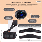 Ingrijire personala si Cosmetice - Sanatate si wellness - Articole wellness - Incalzitoare corporale - Centura Lombara Termica pentru Sustinere ELUZZO®, Wireless, 5 Niveluri de Incalzire, 3 Trepte de Masaj - Infinity.ro