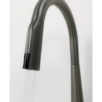 Casa si Gradina - Sanitare - Lavoar baie si accesorii - Baterii sanitare - Baterie sanitara, senzor pornire la atingere, dus extractibil, pipa 360°, 2 functii apa, afisaj digital, otel, negru - Infinity.ro