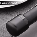 Casa si Gradina - Bucatarie si vesela - Accesorii bar - Tirbusoane si dopuri - Dop etansare a sticle de vin si sampanie, sistem de blocare, reutilizabil, garnitura ermetica, din ABS si silicon, negru - Infinity.ro