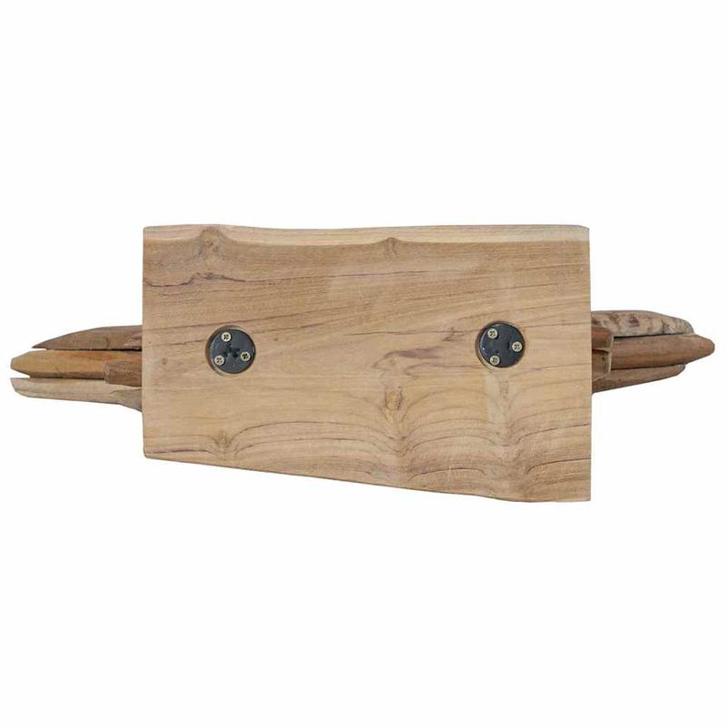 Casa si Gradina - Decoratiuni - Decoratiuni de sezon - Steaua de Craciun Maro 60 x 5 x 75 cm Lemn solid de tec - Infinity.ro