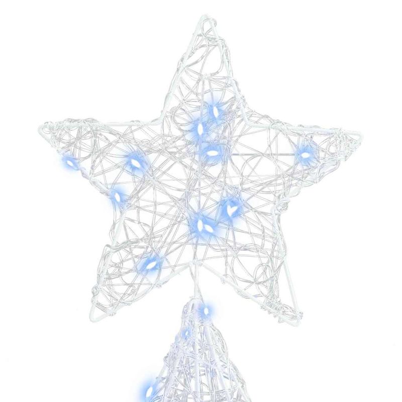 Casa si Gradina - Decoratiuni - Decoratiuni de sezon - Brad de Craciun cu 240 LED Alb rece 180 cm Acril - Infinity.ro