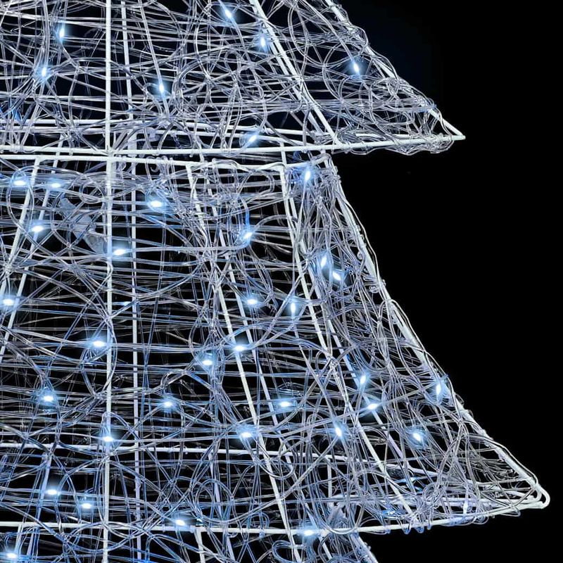 Casa si Gradina - Decoratiuni - Decoratiuni de sezon - Brad de Craciun cu 240 LED Alb rece 180 cm Acril - Infinity.ro