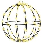 Casa si Gradina - Decoratiuni - Decoratiuni de sezon - Decoratiune glob cu 96 LED Alb cald 30 cm Metal - Infinity.ro