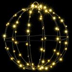 Casa si Gradina - Decoratiuni - Decoratiuni de sezon - Decoratiune glob cu 96 LED Alb cald 30 cm Metal - Infinity.ro