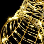 Casa si Gradina - Decoratiuni - Decoratiuni de sezon - Sanie cu ren Alb cald 60 cm PET - Infinity.ro