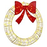 Casa si Gradina - Decoratiuni - Decoratiuni de sezon - Coroana cu 80 LED Alb cald 90 cm PET - Infinity.ro