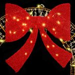 Casa si Gradina - Decoratiuni - Decoratiuni de sezon - Coroana cu 80 LED Alb cald 90 cm PET - Infinity.ro