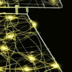 Casa si Gradina - Decoratiuni - Decoratiuni de sezon - Brad de Craciun cu 160 LED Alb cald 150 cm Acril - Infinity.ro