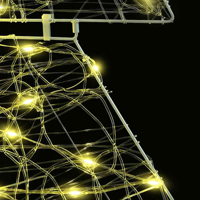 Casa si Gradina - Decoratiuni - Decoratiuni de sezon - Brad de Craciun cu 160 LED Alb cald 150 cm Acril - Infinity.ro