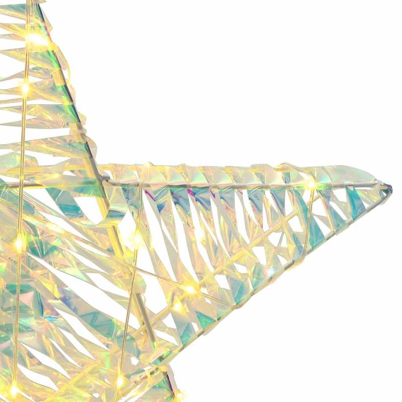 Casa si Gradina - Decoratiuni - Decoratiuni de sezon - Stea 3D cu 50 LED Alb cald 55 x 52.5 x 9 cm PET - Infinity.ro