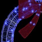 Casa si Gradina - Decoratiuni - Decoratiuni de sezon - Coroana cu lumini cu banda LED albastru 75 cm Acril - Infinity.ro