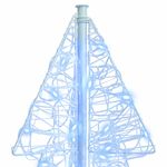 Casa si Gradina - Decoratiuni - Decoratiuni de sezon - Brad de Craciun cu 100 LED Alb Rece 120 cm Acril - Infinity.ro