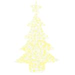 Casa si Gradina - Decoratiuni - Decoratiuni de sezon - Brad de Craciun cu 100 LED Alb cald 120 cm Acril - Infinity.ro